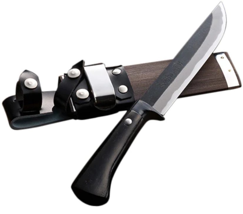Lovecký nůž AZUMASYUSAKU - Korouchi, Shirogami ocel (120 mm a 150 mm)