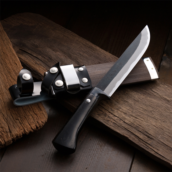 Hachette Polie AZUMASYUSAKU - Acier Shirogami 150mm - Manchon Bois - Étui - Neuve
