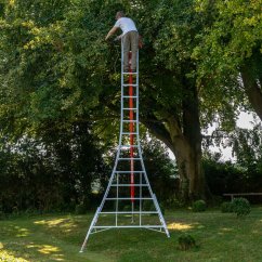 Třínohý žebřík Henchman PRO 4,8m (plně nastavitelný)