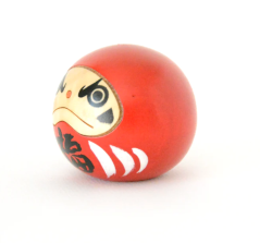 Panenka Kokeshi Kofuku Durma - červená