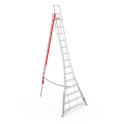 Třínohý žebřík Henchman PRO 4,8m (plně nastavitelný)