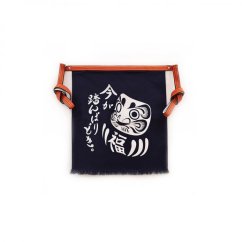 Japonská plátěná zástěra - Daruma