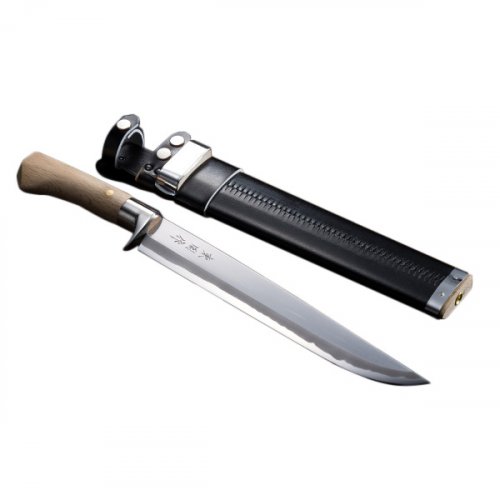 Lovecký nůž AZUMASYUSAKU - leštěná čepel (120 mm- 300mm) - Délka čepele: 270