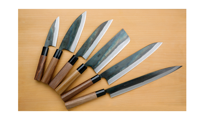 Kuchyňský nůž Motokane Nakiri Kurouchi 165