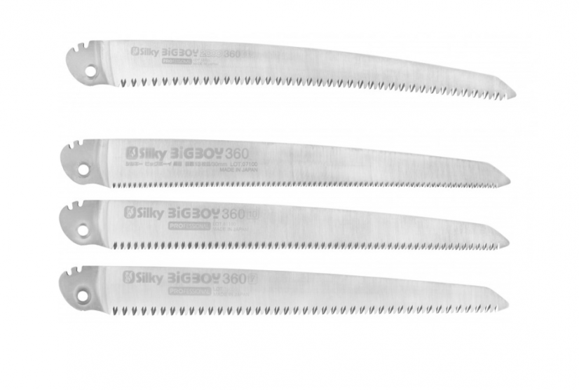 Náhradní pilový list Silky Bigboy 360 (zakřivený/rovný)