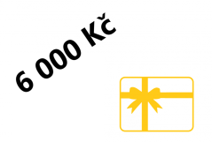 Dárkový kupón 6000 Kč
