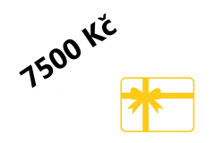 Dárkový kupón 7500 Kč