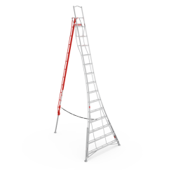 Třínohý žebřík Henchman PRO 4,8m (plně nastavitelný)
