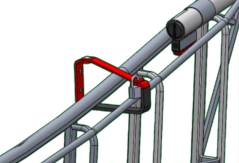 Henchman uzamykatelné nástěnné háky na žebřík