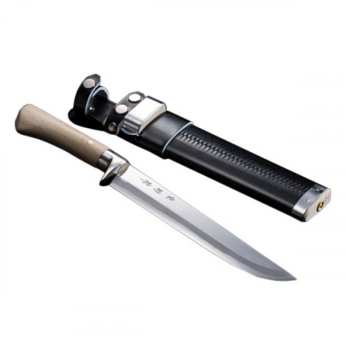 Lovecký nůž AZUMASYUSAKU - leštěná čepel (120 mm- 300mm) - Délka čepele: 210
