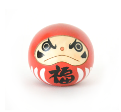 Panenka Kokeshi Kofuku Durma - červená