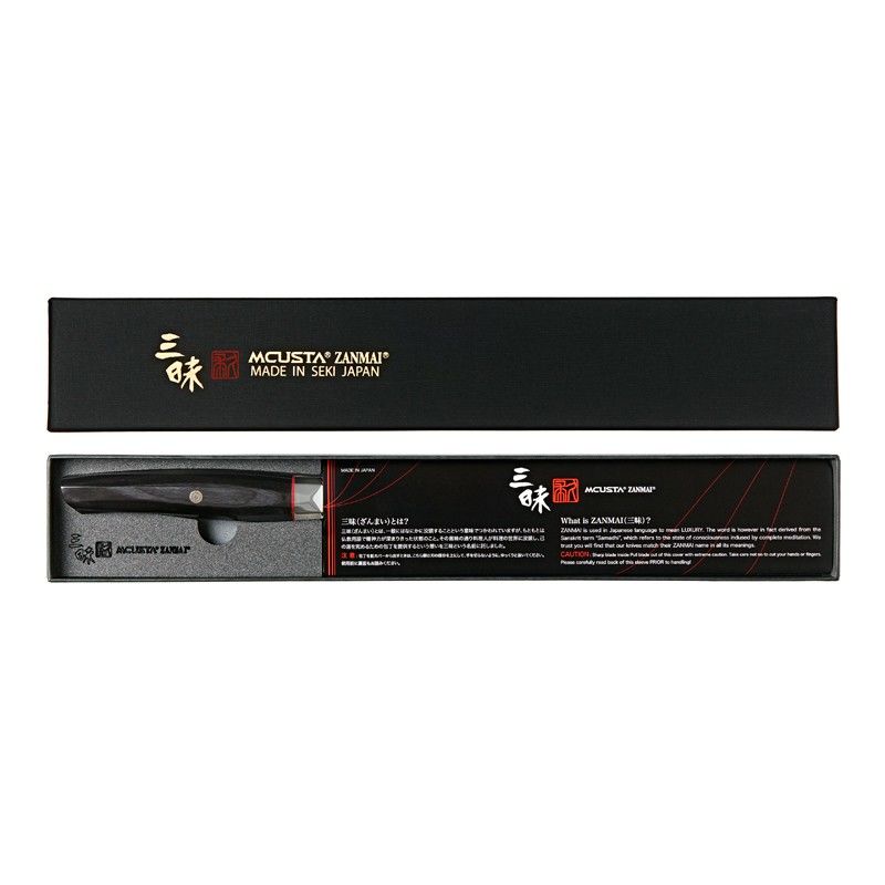 MCUSTA ZANMAI, série REVOLUTION BLACK, Nůž Santoku 18cm