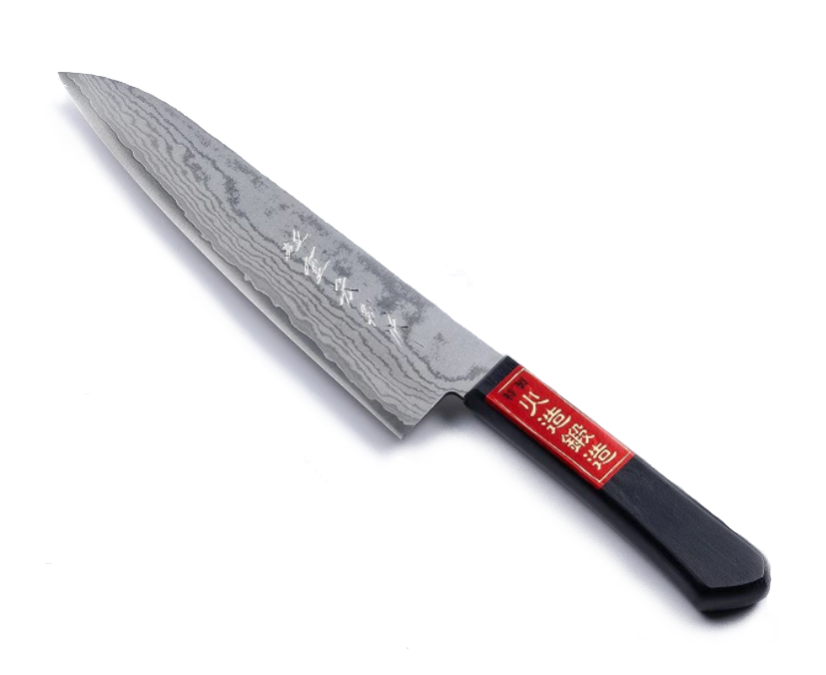 Kuchyňský nůž Shigehiro Gyuto 180 mm - damaškový vzor