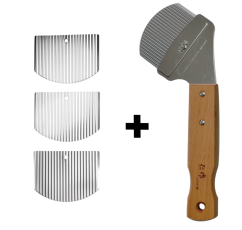 NISAKU škrabka na plevel s rukojetí 270/80 + 3x náhradní čepel