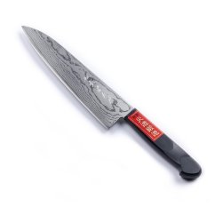 Kuchyňský nůž Shigehiro Gyuto 210mm - damaškový vzor