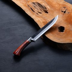 Lovecký nůž AZUMASYUSAKU - Korouchi, Aogami ocel (120 mm - 210 mm) s dřevěným pouzdrem