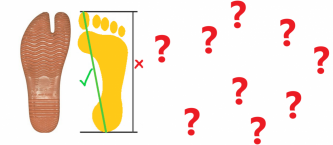 Jak vybrat velikost japonské obuvi Jika-Tabi?