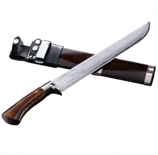 Lovecký nůž AZUMASYUSAKU - Damašek, Aogami ocel (240 mm - 300 mm)