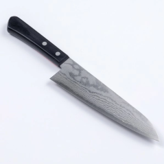 Kuchyňský nůž Shigehiro Gyuto 180 mm - damaškový vzor