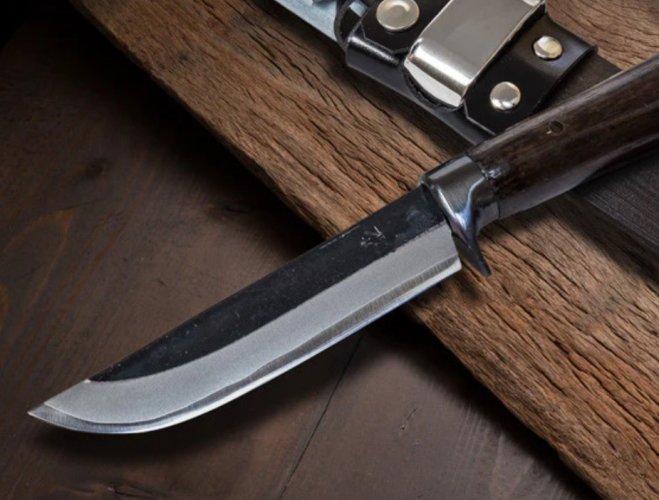 Lovecký nůž AZUMASYUSAKU - Korouchi, Shirogami ocel (120 mm a 150 mm) - Délka čepele: 120
