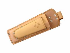 Dvojité kožené pouzdro Okatsune 130 - pro nůžky a pilku